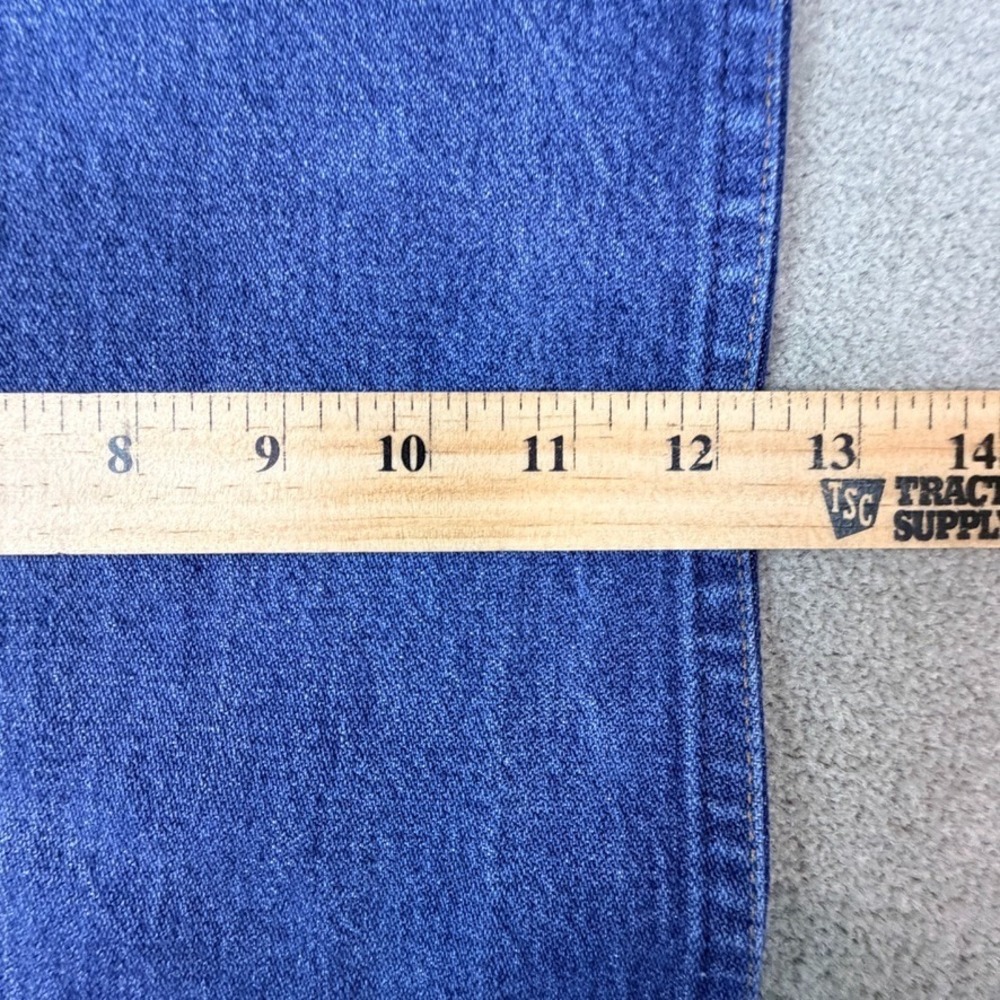 Vtg Wrangler Cowboy Cut Jean Mens Actual Fit 38x36 Blue Faded Denim Straight Leg - Picture 9 of 13
